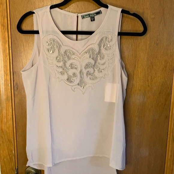 Love Stitch taupe tunic - Picture 4 of 6
